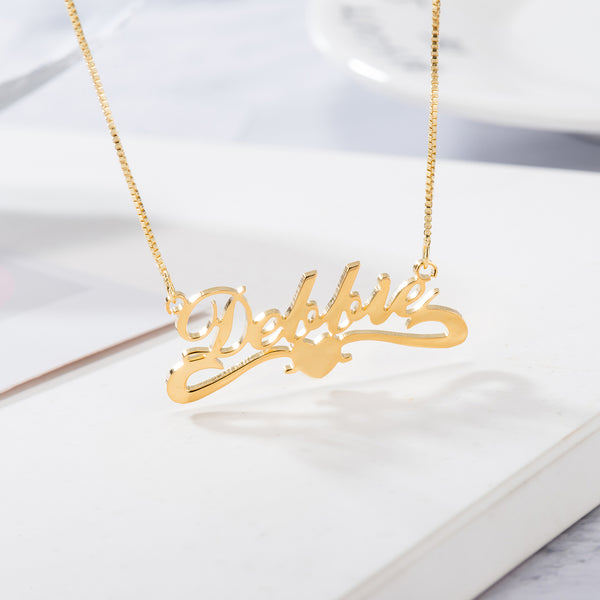 Simple atmosphere Custom Name Necklace