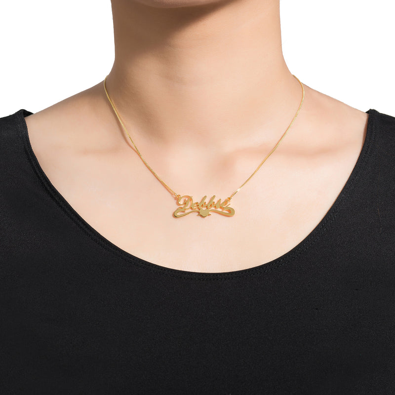 Simple atmosphere Custom Name Necklace